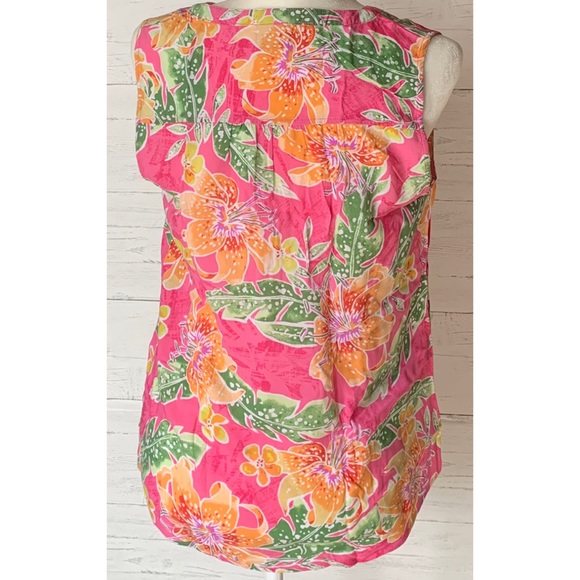 NWOT Women’s Sleeveless Top By Caribbean Joe Sz M - Picture 2 of 3